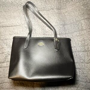 Coach Small City Tote CT859 – Black leather,Excellent Condition